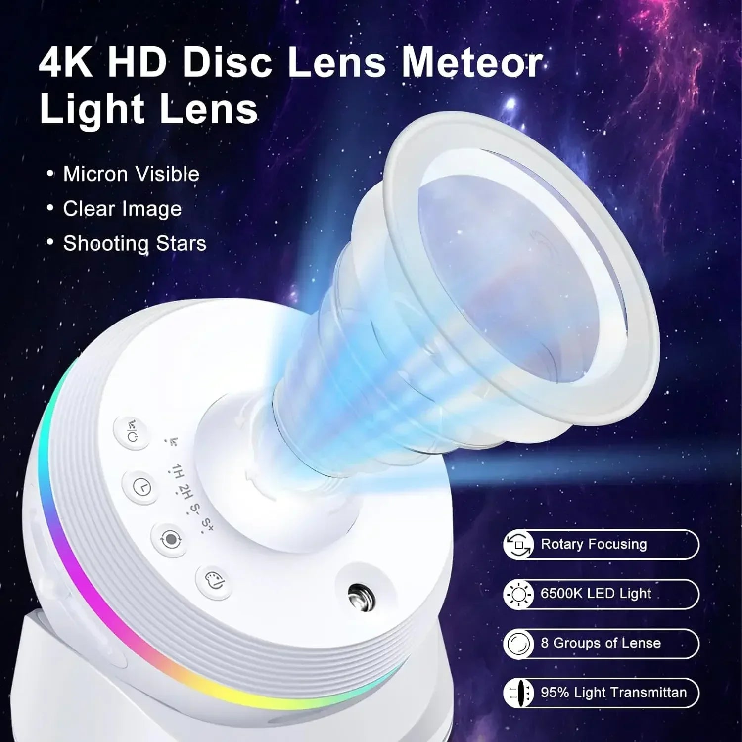 4K HD Galaxy Projector — 13-in-1 Planetarium Star Light