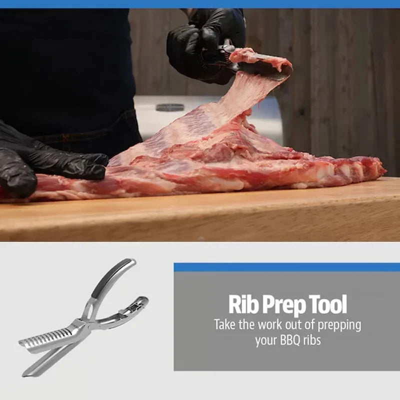 BBQ Rib Membrane Remover Pro — Stainless Steel Kitchen Tool
