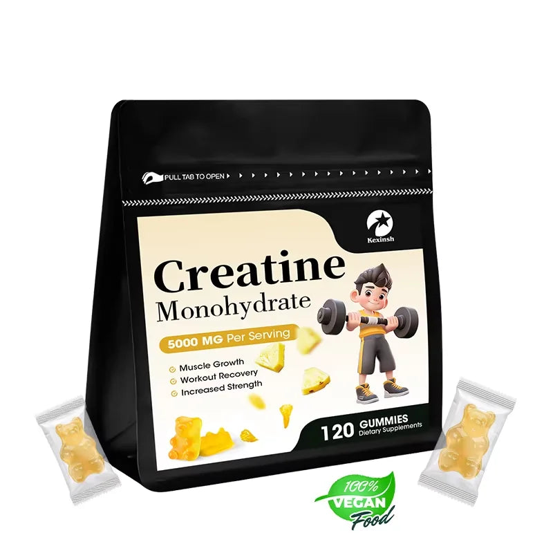 Creatine Gummies 5000mg — Energy, Strength & Muscle Recovery
