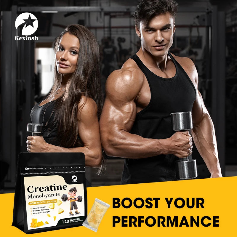 Creatine Gummies 5000mg — Energy, Strength & Muscle Recovery