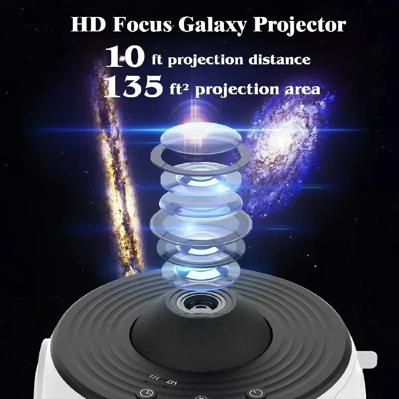 13-in-1 Star Galaxy Projector — Night Light for Bedroom & Kids