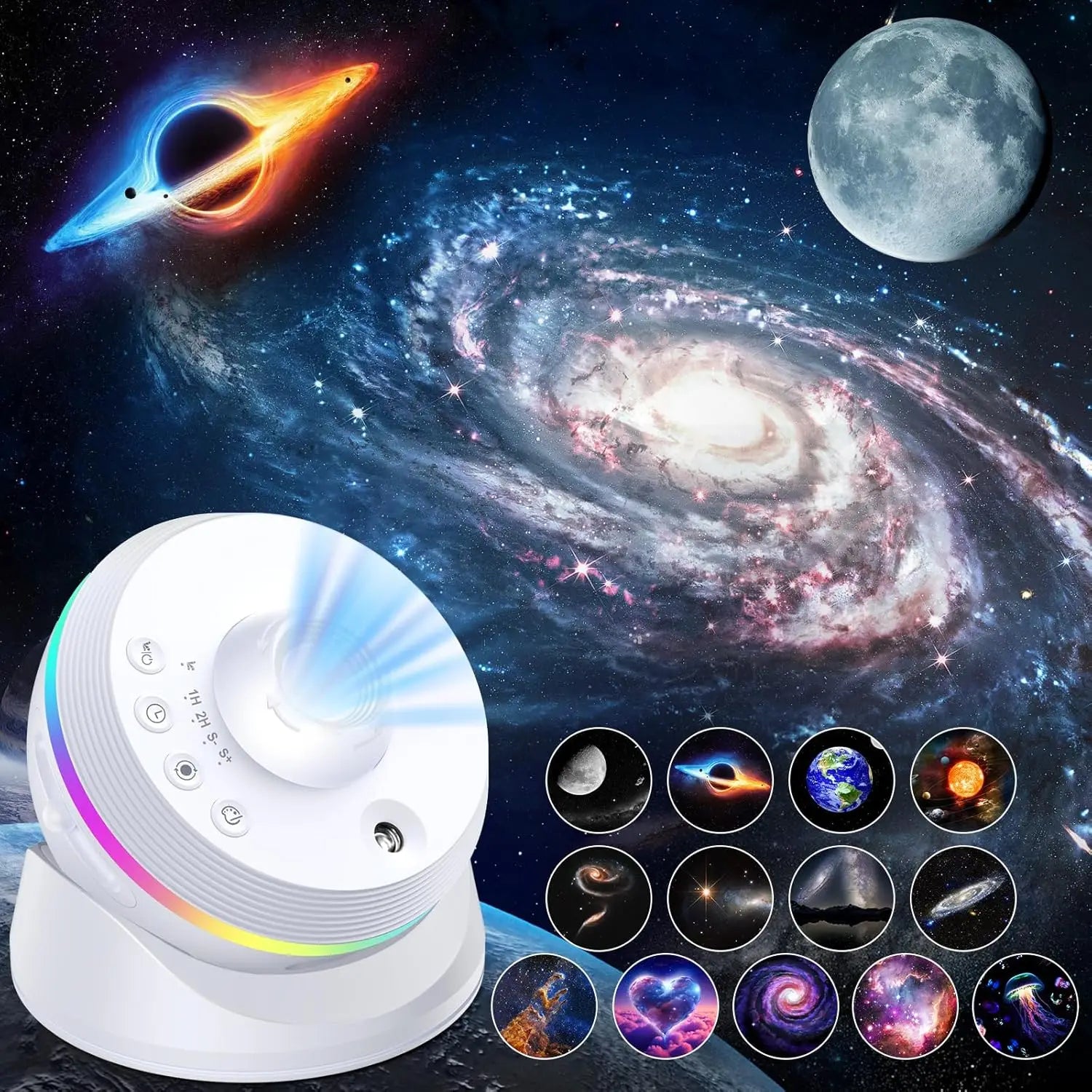 4K HD Galaxy Projector — 13-in-1 Planetarium Star Light