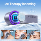 Coolhill Ice Fan Portable Handheld High Speed Fan 199 Adjustable Levels Foldable for Summer Travel Vacation Essentials& Outdoor Activities Cool Fan